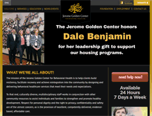 Tablet Screenshot of goldenctr.org